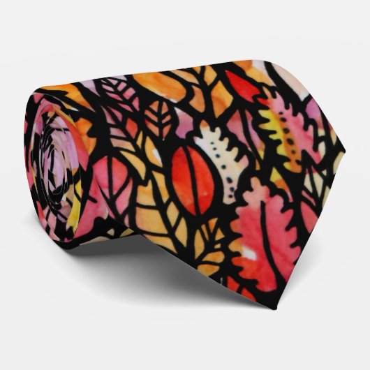 Herfst Autumn Leaves Stropdas (Opgerold)