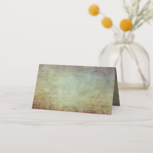 Herfst Autumn Leaves Thanksgiving Naam Kaarten Plaatskaartje (Achterkant)