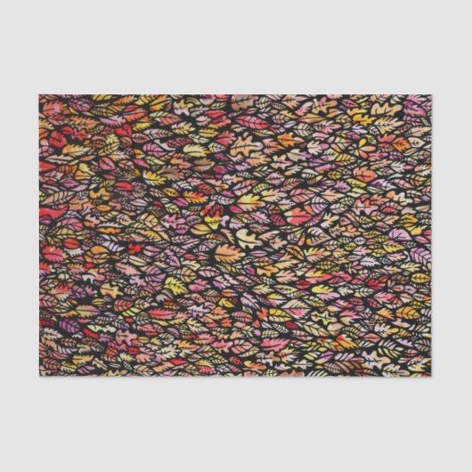 Herfst Autumn Leaves Tissuepapier (Voorkant)