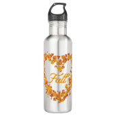 Herfst Autumn Leaves Waterfles (Voorkant)