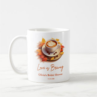 Herfst Autumn Love is het brouwen van koffie Vrijg Koffiemok