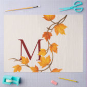 Herfst Autumn Maple Leaves Branch Tissuepapier (Craft)