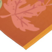 Herfst Autumn Maple verlaat Happy Thanksgiving Tafelkleed (Gekanteld)