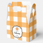 Herfst Autumn Oranje Play Halloween Pumpkin Bedankdoosjes (Geopend)