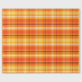 Herfst Autumn Plaid Cadeaupapier (Vlak)