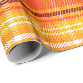 Herfst Autumn Plaid Cadeaupapier (Rol Hoek)