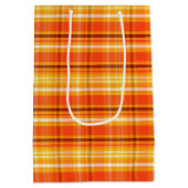 Herfst Autumn Plaid Medium Cadeauzakje (Achterkant)