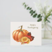 Herfst Autumn Pumpkin Briefkaart (Staand voorkant)