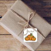 Herfst Autumn Pumpkin Harvest Vierkante Sticker