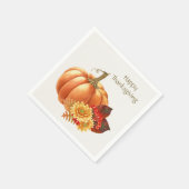 Herfst Autumn Pumpkin Napkin Servet (Hoek)
