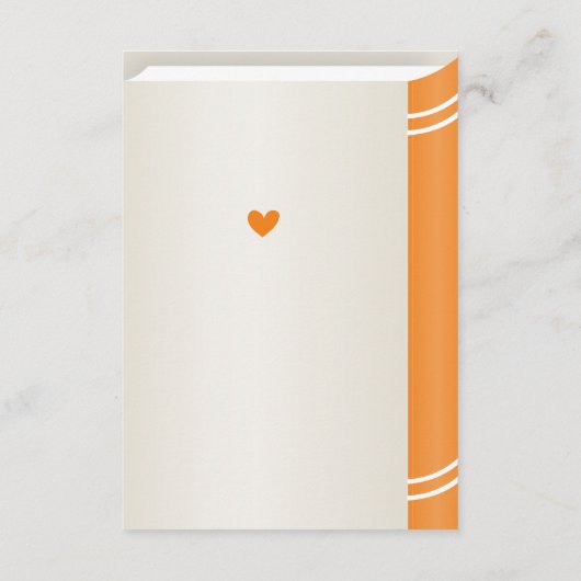 Herfst Autumn Pumpkin Oranje Baby shower Sprinkle Informatiekaartje (Achterkant)