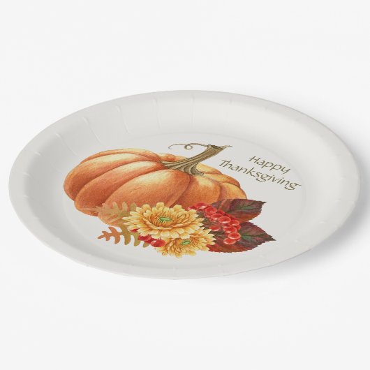 Herfst Autumn Pumpkin Paper Bord (Gekanteld)