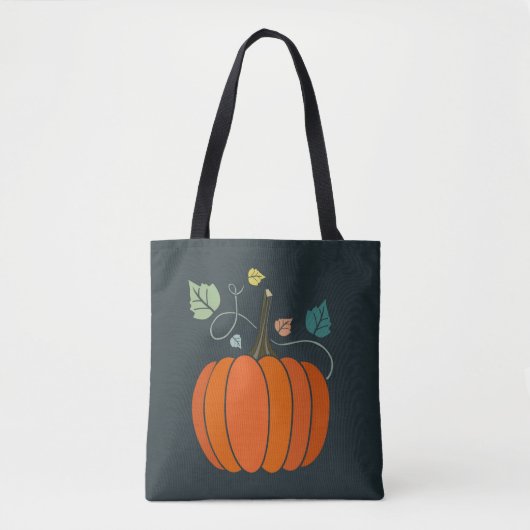 HERFST AUTUMN PUMPKIN TAS REVERSIBLE (Voorkant)