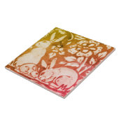 Herfst Autumn Rabbit Gold Copper Coral Woodland Le Tegeltje (Zijkant)