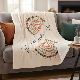 Herfst Autumn Rainbow Sherpa Deken