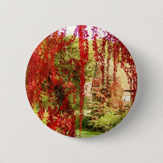 Herfst / Autumn Ronde Button 5,7 Cm (Voorkant)
