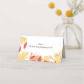 Herfst Autumn Scarecrow en Turkije Plaatskaartje (Achterkant)