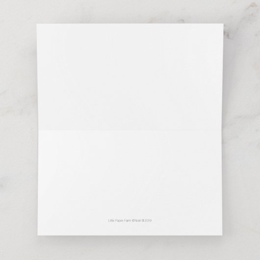 Herfst Autumn Scarecrow en Turkije Plaatskaartje (Binnenkant ongevouwen)