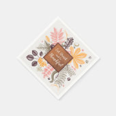 Herfst Autumn Thanksgiving Servet (Hoek)