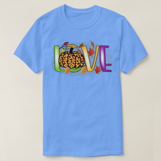 Herfst Autumn Verlaat de Herfst van de Lover is Mi T-shirt (Design voorkant)