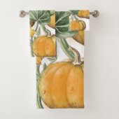 Herfst Autumn Waterverf pompoenen Bad Handdoek (Insitu)