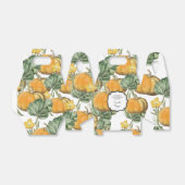 Herfst Autumn Waterverf  pompoenen Bedankdoosjes (Uitgevouwen)