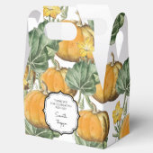 Herfst Autumn Waterverf  pompoenen Bedankdoosjes (Geopend)