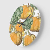 Herfst Autumn Waterverf  pompoenen  Grote Klok (Hoek)