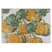 Herfst Autumn Waterverf  pompoenen Snijplank (Voorkant)