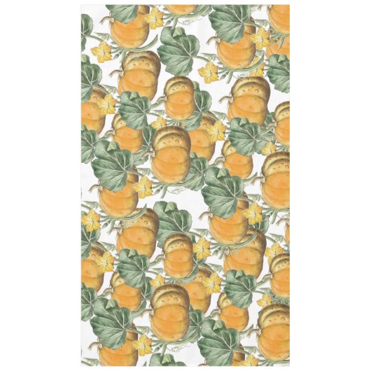 Herfst Autumn Waterverf  pompoenen Tafelkleed (Voorkant)