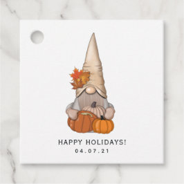 Herfst Autumn Whimsical Nordic Harvest Gnomes Favo Bedankjes Labels