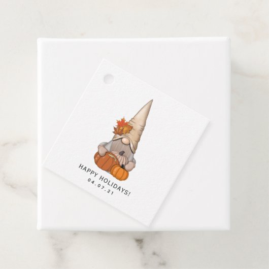 Herfst Autumn Whimsical Nordic Harvest Gnomes Favo Bedankjes Labels (In situ)