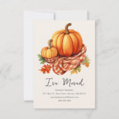 Herfst Autumnal Pumpkins | Nieuw thuisadres Aankondiging (Voorkant)