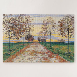 Herfst Avond (door Ferdinand Hodler) Legpuzzel