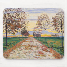 Herfst Avond (door Ferdinand Hodler)