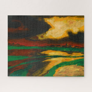 Herfst avond Emil Nolde Legpuzzel