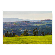 Herfst Avond Gezicht in Vermont