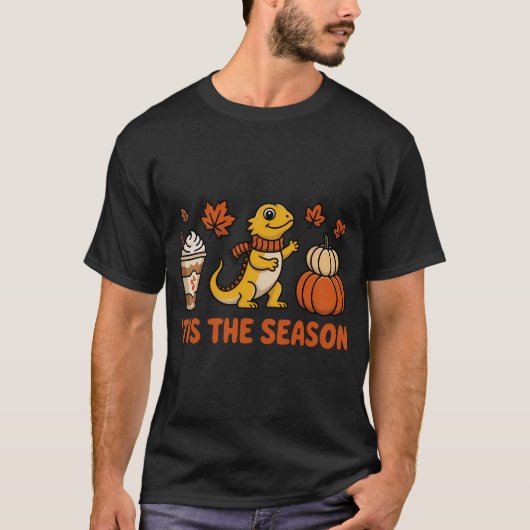 Herfst Baardagaam Seizoen T-shirt (Voorkant)