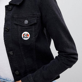 Herfst Babe Ronde Button 3,2 Cm