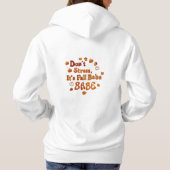 Herfst Babe – Schattigee herfsttypografie T-shirt (Achterkant)