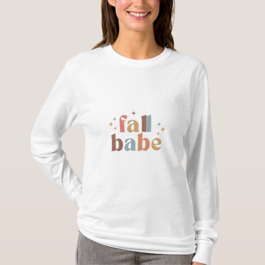 Herfst babe t-shirt (Voorkant)