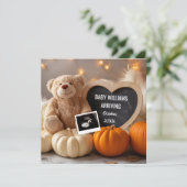 Herfst Baby Aankondiging voor Social Media (Staand voorkant)