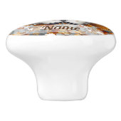 Herfst Baby Beer Keramische Knop (Zijkant)