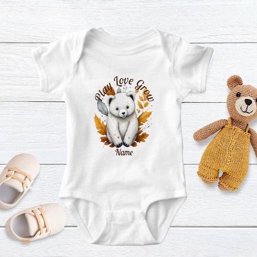 Herfst Baby Beer Romper