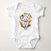 Herfst Baby Beer Romper (Voorkant)