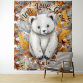 Herfst Baby Beer Wandkleed (In situ)