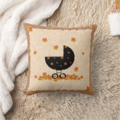 Herfst Baby Buggy Vallende Bladeren Kussen (Deken)
