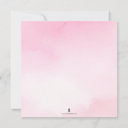 Herfst baby douche uitnodigingen kleine pompoen me (Achterkant)