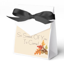 Herfst Baby Favor Boxes!