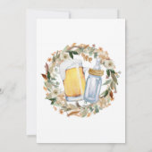 Herfst Baby is de Uitnodiging van het Baby shower (Achterkant)